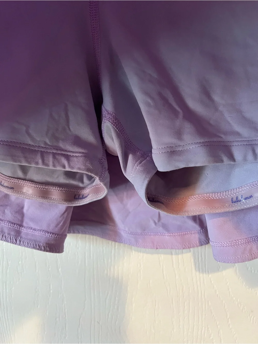 Lululemon Pace Rival Skirt II Lilac wave Twist Caspian Blue Pickleball Women 6